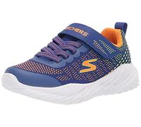 Skechers Boys' Nitro Sprint Karvo Trainers, Blue / Orange, 4 UK Child
