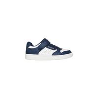 Skechers Boy's Quick Street Gore & Strap Sneaker Navy/White in Navy | Size: Infant 11 Skechers Navy Infant 11