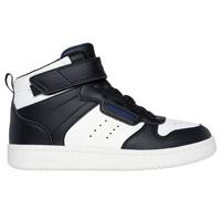 Skechers Boy's Quick Street - Rapid Avenue Sneaker in Black/White, Size 13 | Synthetic/Textile, Machine Washable