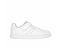 Skechers Boy's Quick Street Sneaker, White, 1 UK Child