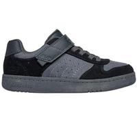 Skechers Boys Quick Street Smooth Avenue Sneaker, Black, 11 UK Child