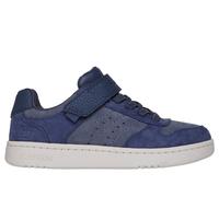 Skechers Boy's Quick Street - Smooth Avenue Sneaker in Navy Blue, Size 9.5 | Textile/Synthetic