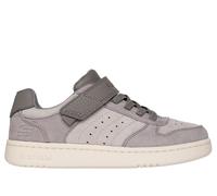 Skechers Boy's Quick Street - Smooth Avenue Sneaker in Taupe, Size 1.5 | Textile/Synthetic