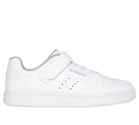 Skechers Boy's Quick Street Sneaker, White, 3 UK