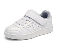 Skechers Boy's Quick Street Sneakers, White Synthetic/White Trim, 1 UK Child