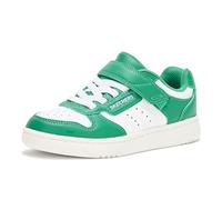 Skechers Boy's Quick Street Sneaker, Green/White, 3 Little Kid