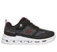 Skechers Boy's S-Lights: Glide-Step Lights Sneaker in Black, Size 3 | Synthetic/Textile