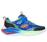 Skechers Boy's S Lights: Tri-Namics 2.0 Sneaker in Blue, Size 1.5 | Textile/Synthetic