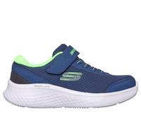 Skechers Boy's Skech-Lite Pro - Sprint Surge Sneaker in Navy Blue/Lime, Size 3 | Textile/Synthetic, Machine Washable