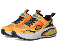 Skechers Boys' Skech-o-Saurus Light Trainers, orange black, 2 Little Kid
