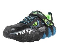 Skechers Boy's Skech-O-Saurus Lights 2.0 Trainers, Black Synthetic/Textile/Blue & Lime Trim, 2.5 UK Child