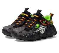 Skechers Boys' Skech-o-Saurus Lights Trainers, Black lime green, 11 Little Kid