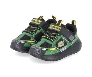 Skechers Boys' Skech Tracks Trainer, Green, 9 UK Toddler | Casual, Air-Cooled Memory Foam, Machine Washable, Lightweight, John Deere