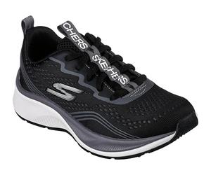 Skechers Boy's Skechers Elite Sport Push Pace Sneakers, Black Textile / Charcoal & White Trim, 11.5 UK Child