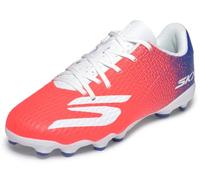 Skechers Boy's Skx_2 Jr Youth Football Cleats Trainers, Blue Synthetic/Pink Trim, 1.5 UK Child
