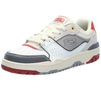 Skechers Boys Skx-236 Sneaker, White Red, 3 UK