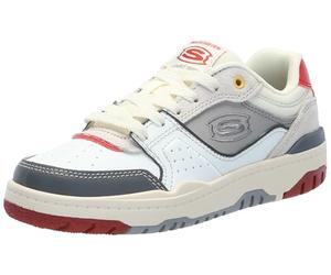 Skechers Boy's Skx-246 Sneakers, White Red, 1.5 UK Child