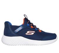 Skechers Boys Bounder Brisk-Burst Sneaker, Navy Blue, 3 UK Child