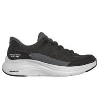 Skechers Boy's Slip-ins: Contour Foam - Cosy Fit Sneaker in Black/White, Size 12 | Textile/Synthetic, Machine Washable