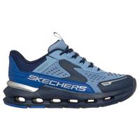 Skechers Boy's Slip-ins: Glide-Step Plus - Vista-Lane Sneaker in Blue/Navy Blue, Size 4 | Synthetic/Textile, Machine Washable