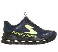 Skechers Boy's Slip-ins: Glide-Step Plus - Vista-Lane Sneaker in Navy Blue/Black, Size 4.5 | Synthetic/Textile, Machine Washable