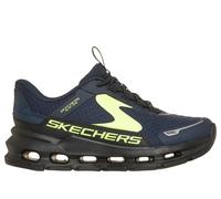 Skechers Boy's Slip-ins: Glide-Step Plus - Vista-Lane Sneaker in Navy Blue/Black, Size 4 | Synthetic/Textile, Machine Washable
