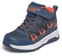 Skechers Boy's Storm Blazer Drizzle Squad Trainers, Navy & Orange Synthetic Navy Textile Black, 2.5 UK Child