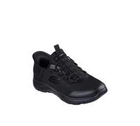 Skechers Boys Summits High Range Slip-ins Sneaker, Black, 1 UK Child