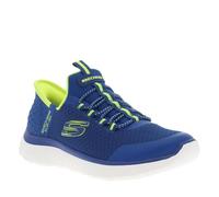 Boy's Skechers 403833L/BLLM SUMMITS - HIGH RANGE Boys Trainers Blue/Lime - Size: UK 1.5 older kids