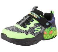 Skechers Boys Trainers, Black & Lime Synthetic/Textile/Trim, 11.5 UK
