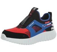 Skechers Boys Trainers, Blue Synthetic/Red Textile/Multi Trim, 13 UK