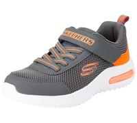 Skechers Boys Trainers, Charcoal & Orange Synthetic/Textile/Trim, 10.5 UK