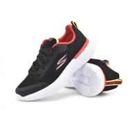 Skechers Boys Trainers Go Run 400 V2-Omega Kids Sneakers Lace-Up Black or Grey