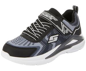 Skechers Boy's Tri-Namics Sneakers, Black Textile/Silver Trim, 10 UK Child