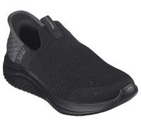 Skechers Boy's Slip-ins: Ultra Flex 3.0 - Smooth Step Sneaker in Black, Size 6 | Textile, Machine Washable
