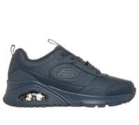 Skechers Boy's UNO Gen1 - Class Edge Sneaker in Navy Blue, Size 6 | Synthetic/Textile