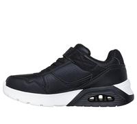 Skechers Boy's Uno Lite 2.0 Pillar Duo Sneakers, Black Synthetic/Black Trim, 4 UK Child