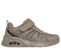 Skechers Boy's UNO Lite 2.0 - Prism Edge Sneaker in Taupe, Size 10.5 | Synthetic/Textile, Machine Washable