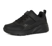Skechers Boy's Uno Lite - Donex Sneaker, Black Synthetic Black Trim, 12.5 UK