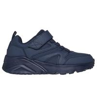 Skechers Boy's UNO Lite - Echo Surge Sneaker in Navy Blue, Size 3 | Synthetic/Textile, Machine Washable