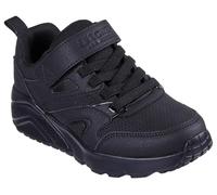 Skechers Boy's Uno Lite Echo Surge Sneakers, Black Synthetic/Black Trim, 1.5 UK Child