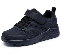Skechers Boys Uno Lite Sneaker, Black, 12 UK Child
