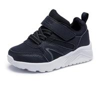 Skechers Boys' UNO Lite Echo Surge Trainer, Black/White, 9 UK Toddler