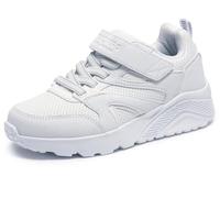 Skechers Boys' UNO Lite Echo Surge Trainer, White, 11 UK Child