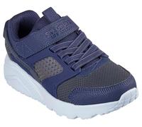 Skechers Boy's Uno Lite Gridstill Sneaker, Navy, 3 UK