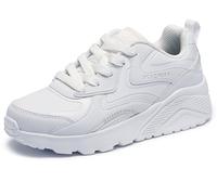 Skechers Boys' Uno Lite Sneakers, White, 5.5 UK