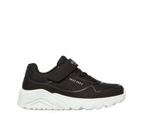 Skechers Boy's Uno Lite - Vendox Sneaker in Black, Size 11.5 | Synthetic/Textile, Machine Washable
