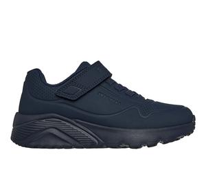 Skechers Boy's UNO Lite - Vendox Sneaker in Dark Navy Blue, Size 1 | Synthetic/Textile, Machine Washable