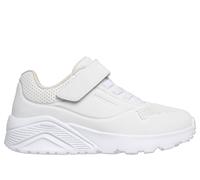 Skechers Boy's UNO Lite - Vendox Sneaker in White, Size 1 | Synthetic/Textile, Machine Washable