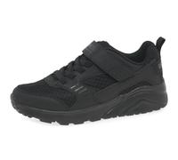Skechers Boy's Uno Lite Zelton Sneaker, Black, 13.5 UK